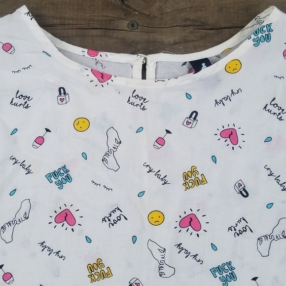 love hurts fun breakup statement top - Picture 7 of 8